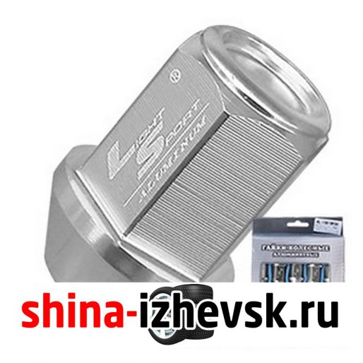 Гайка 12х1,5 Набор 35 блистер 20шт конус/закрытая 19мм Gun metal AL-106-BP20 LS в Ижевске